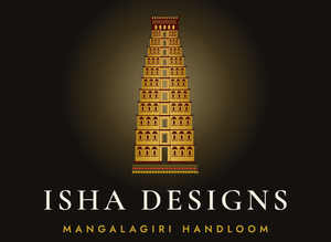 Isha Designs — Mangalagiri Handloom (gali gopuram logo)